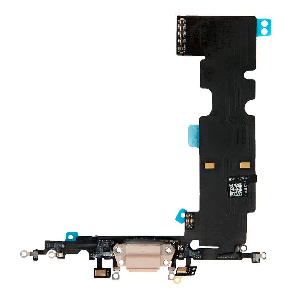Шлейф зарядки нижний iPhone 8 Plus золотой / 821-01153 / AAA