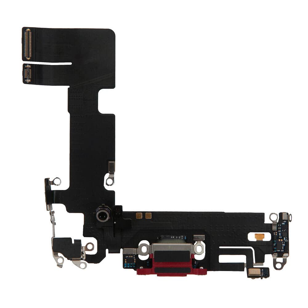 Шлейф зарядки нижний iPhone 13 красный / 821-03154 / разбор
