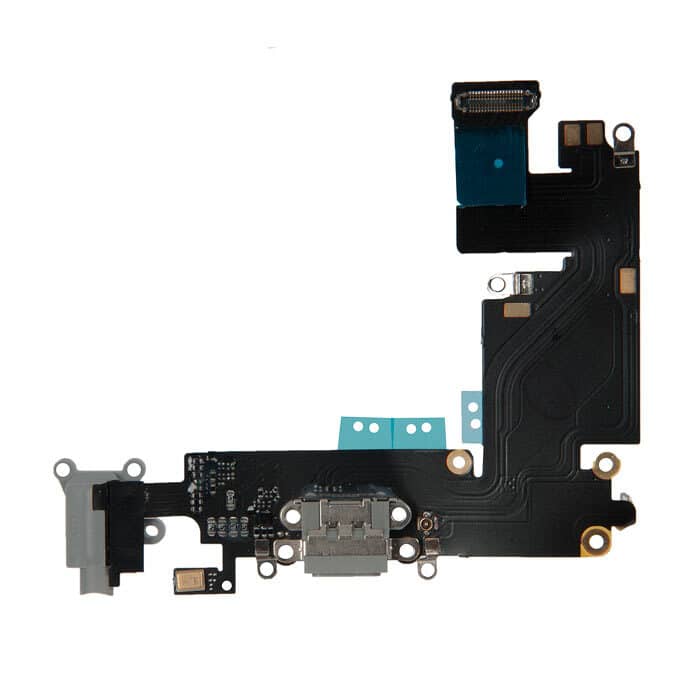 Шлейф зарядки нижний с аудио iPhone 6 Plus серый / 821-2220 / AAA