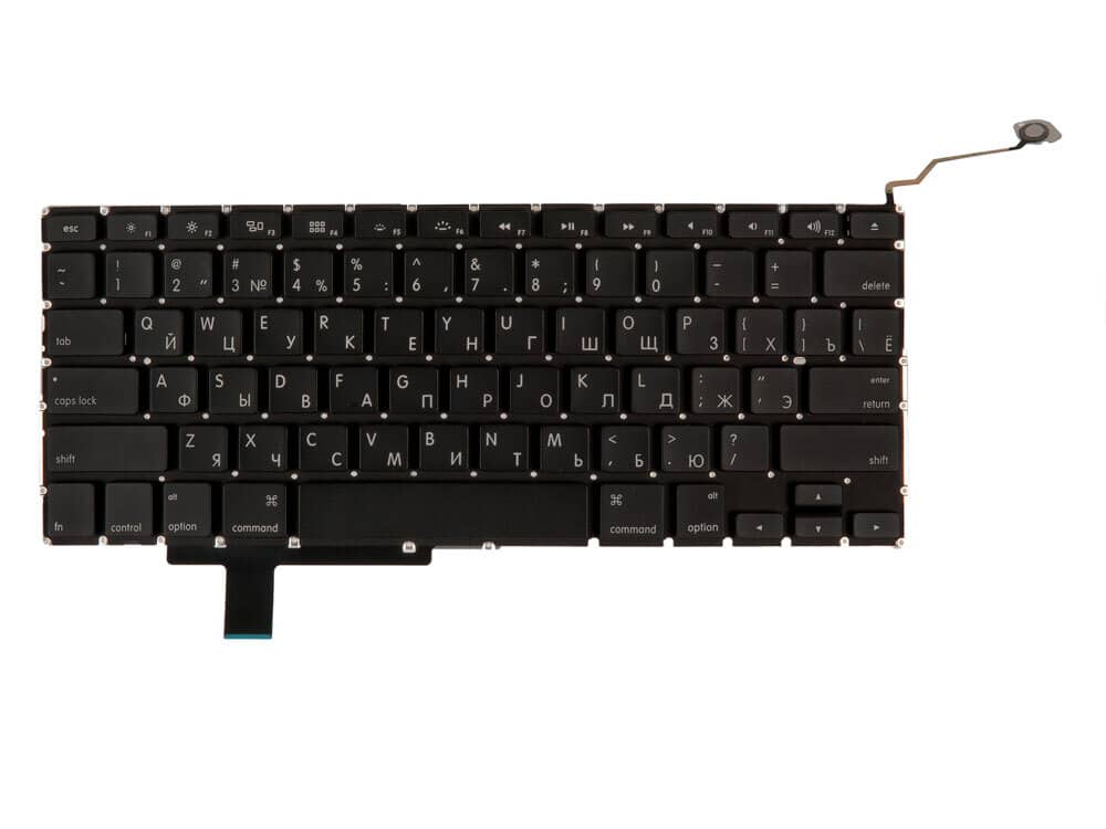 Клавиатура MacBook Pro 17 A1297 Early 2009 - Late 2011 прямой Enter RUS РСТ / AAA