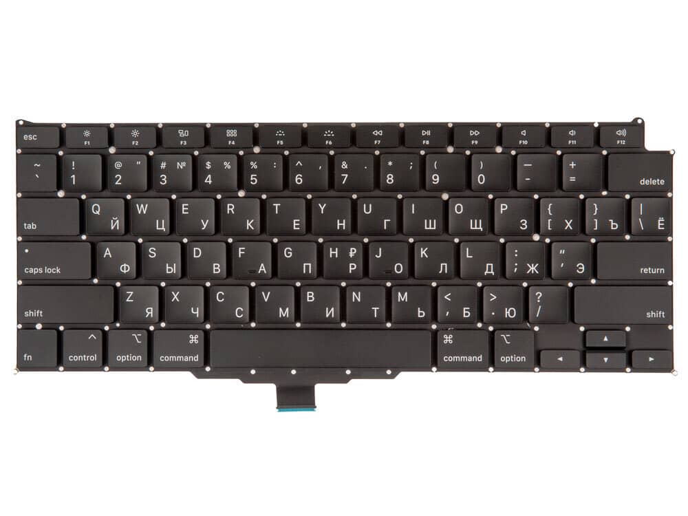Клавиатура MacBook Air 13 Retina A2179 Early 2020 прямой Enter RUS РСТ / OEM
