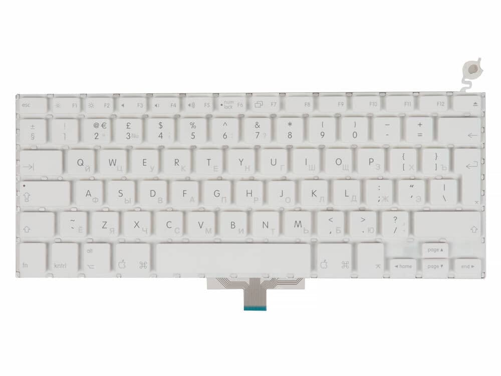 Клавиатура MacBook 13 A1181 Mid 2006 Late 2006 Mid 2007 Г-образный Enter UK с русской гравировкой