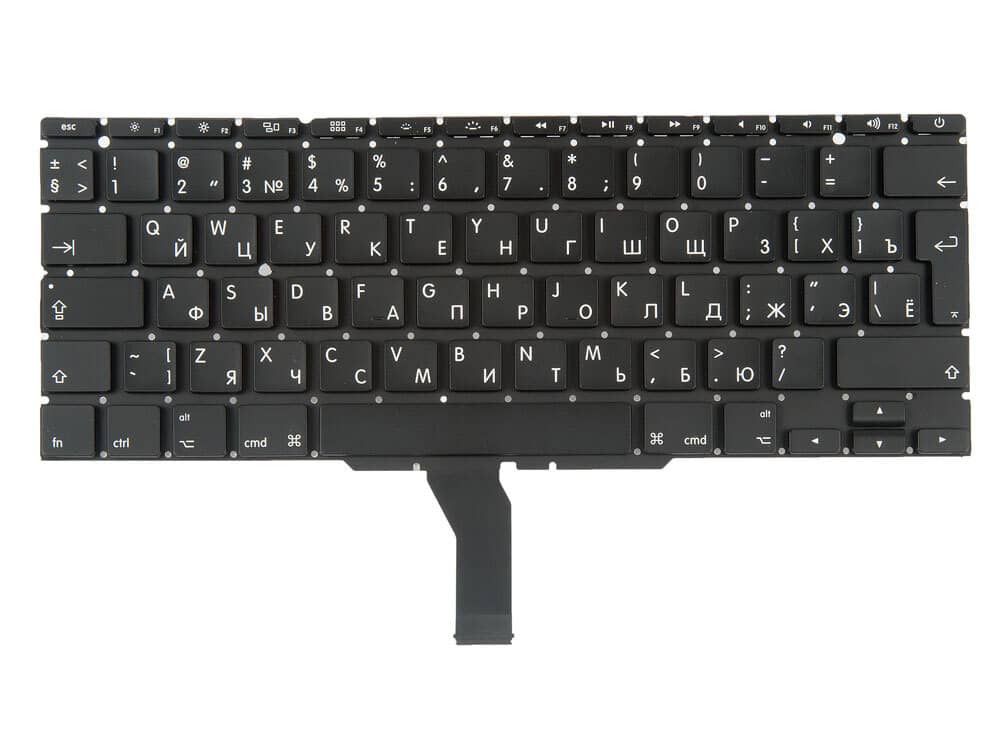 Клавиатура MacBook Air 11 A1370 A1465 Mid 2011 - Mid 2017 Г-образный Enter RUS РСТ / AA