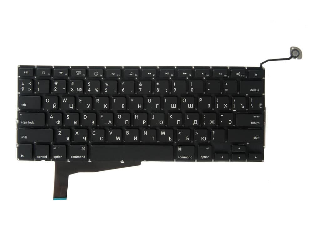 Клавиатура MacBook Pro 15 A1286 Late 2008 прямой Enter RUS РСТ / AA