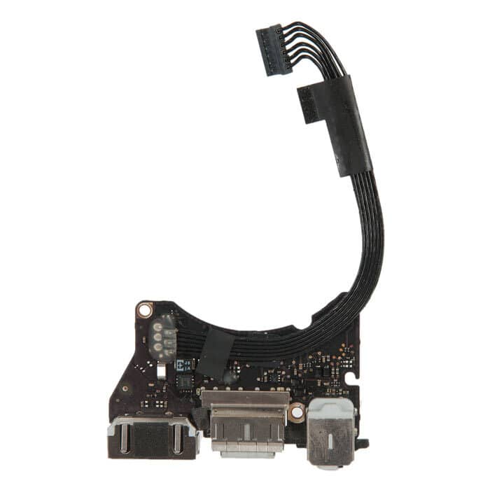 Плата I/O с разъемами Audio USB MagSafe 2 MacBook Air 11 A1465 Mid 2013 Early 2014 Early 2015 / 923-0430 820-3453-A Б/У