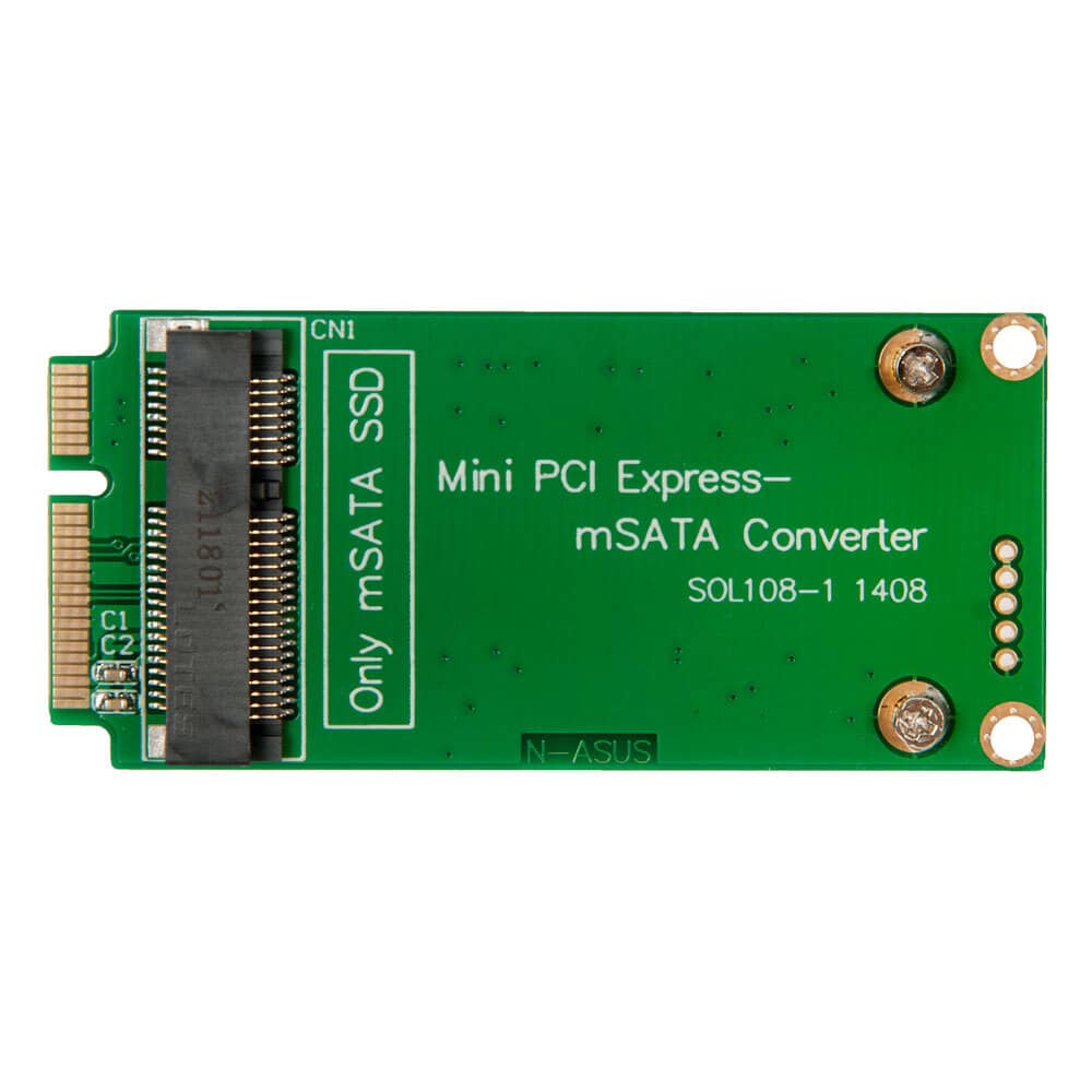 Переходник для SSD mSATA для установки в разъем miniPCIe / NFHK N-ASUS