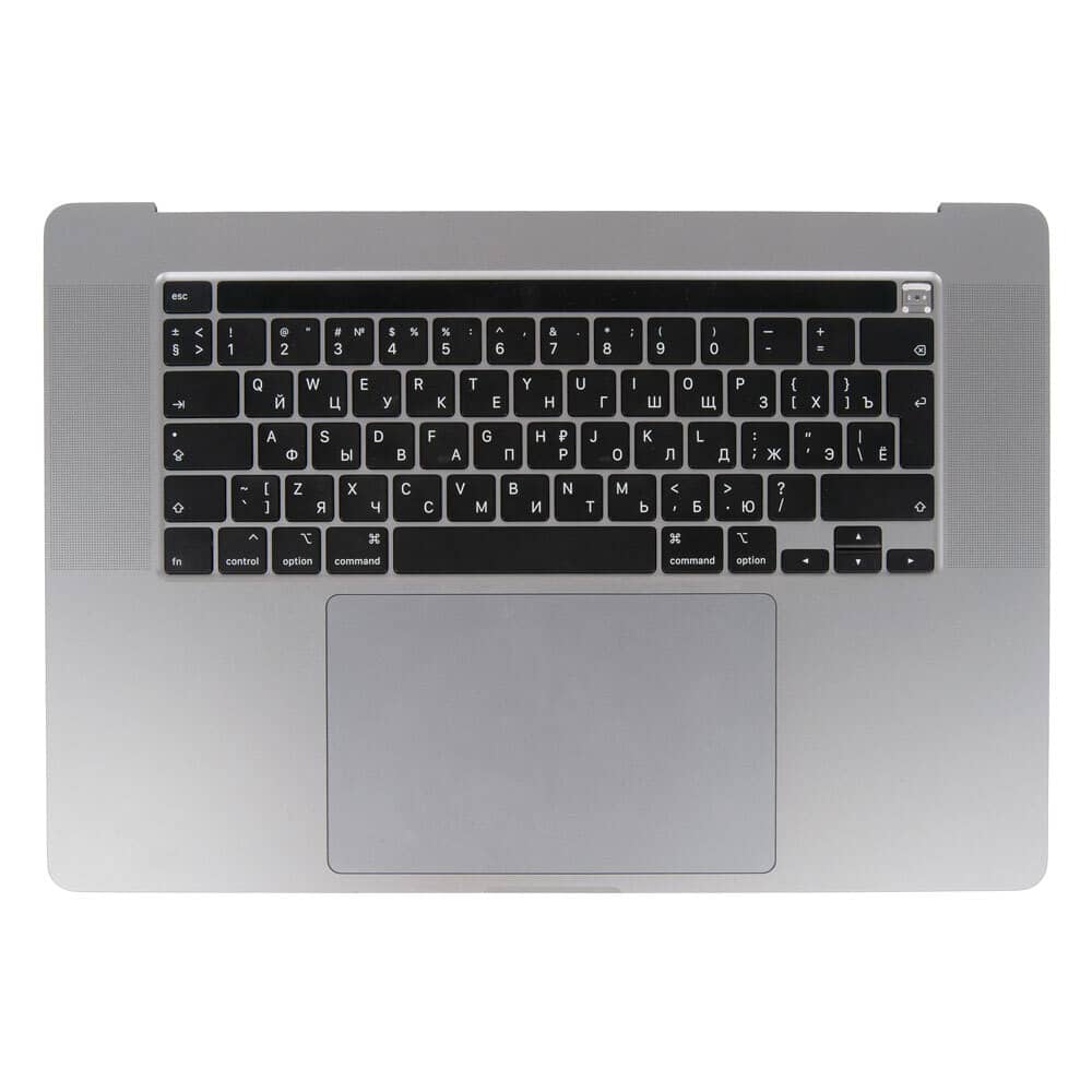 Топкейс с клавиатурой RUS РСТ трекпадом и АКБ A2113 MacBook Pro 16 Retina A2141 Space Grey / Б/У