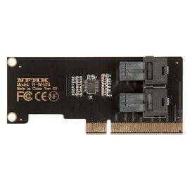 Плата расширения на 2 порта SATA/SAS SFF-8643 в разъем PCIe x8 / NFHK N-8643B