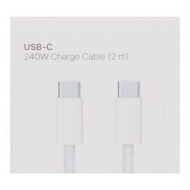 Кабель USB-C ↔ USB-C 240W 2m плетеный для iPhone 15 / ORIG