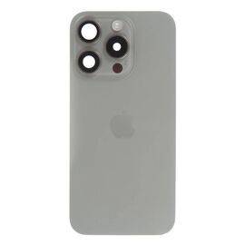 Задняя крышка в сборе iPhone 15 Pro натуральный титан / разбор