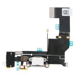 Шлейф зарядки нижний с аудио iPhone SE белый / 821-00331