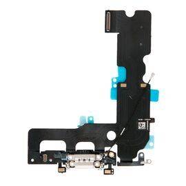 Шлейф зарядки нижний iPhone 7 Plus белый / 821-00276 / AAA