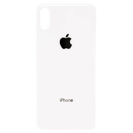 Заднее стекло iPhone XS серебристый