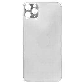 Заднее стекло iPhone 11 Pro Max серебристый