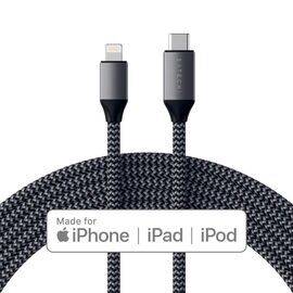 Кабель Satechi ST-TCL18M Lightning ↔ USB-C 1.8м черный