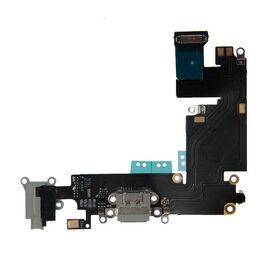 Шлейф зарядки нижний с аудио iPhone 6 Plus серый / 821-2220 / AAA