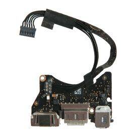 Плата I/O с разъемами Audio USB MagSafe 2 MacBook Air 11 A1465 Mid 2012 923-0118 820-3213-A Б/У