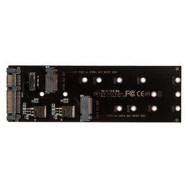Переходник для SSD M.2 SATA / M.2 NVMe / SFF-8611 для установки в разъем 2.5 SATA3 / NFHK N-8611P