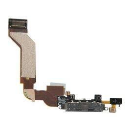 Шлейф зарядки нижний iPhone 4S черный / 821-1301