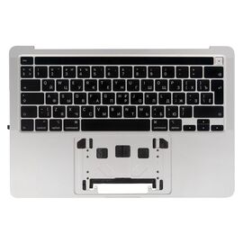Топкейс с клавиатурой RUS РСТ и АКБ A1964 MacBook Pro 13 A2251 Mid 2020 Silver / Б/У