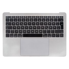 Топкейс с немецкой клавиатурой и трекпадом MacBook Pro 13 Retina A1708 Late 2016 Mid 2017 Space Grey / Б/У