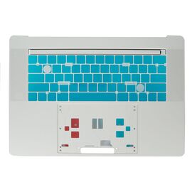 Топкейс под прямой Enter US MacBook Pro 15 Retina Touch Bar A1707 Late 2016 Серебро