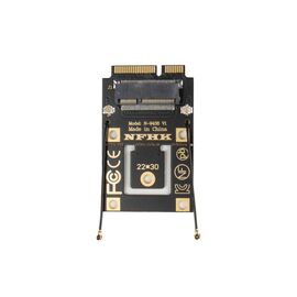 Переходник для PCIe M.2 / CNVi M.2 Wi-Fi IPEX4 на mini PCIe Wi-Fi IPEX1 / NFHK N-9438 V1