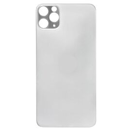 Заднее стекло iPhone 11 Pro Max серебристый