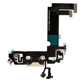Шлейф зарядки нижний iPhone 12 mini белый / 821-02611 / разбор