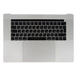 Топкейс с клавиатурой RUS РСТ и трекпадом MacBook Pro 15 Retina A1990 Mid 2018 Mid 2019 Silver / Б/У