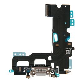 Шлейф зарядки нижний iPhone 7 серый / 821-00270 / AAA