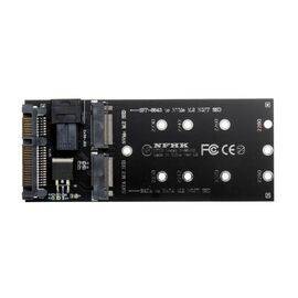 Переходник для SSD M.2 SATA / NVMe / SFF-8643 для установки в корпус SATA3 / NFHK N-8643D