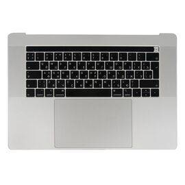 Топкейс с клавиатурой RUS РСТ и трекпадом MacBook Pro 15 Retina A1990 Mid 2018 Mid 2019 Silver / Б/У
