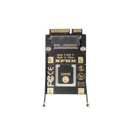 Переходник для PCIe M.2 / CNVi M.2 Wi-Fi IPEX4 на mini PCIe Wi-Fi IPEX1 / NFHK N-9438 V1