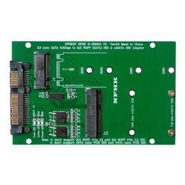 Переходник для SSD M.2 SATA / mSATA для установки в разъем 2.5 SATA3 / NFHK N-HS2512 V2