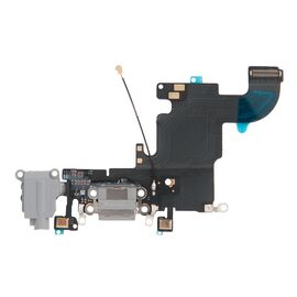 Шлейф зарядки нижний с аудио iPhone 6S серый / 821-00078 / разбор
