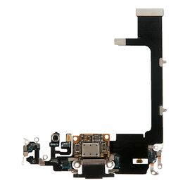 Шлейф зарядки нижний с контроллером iPhone 11 Pro черный / 821-02140 / разбор