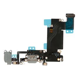 Шлейф зарядки нижний с аудио iPhone 6S Plus серый