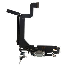 Шлейф зарядки нижний iPhone 14 Pro Max белый / 821-03832 / разбор