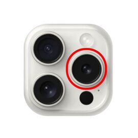 Стекло камеры сапфировое iPhone 15 Pro Max боковое / разбор