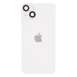 Задняя крышка в сборе с беспроводной зарядкой и шлейфами iPhone 14 белый / разбор