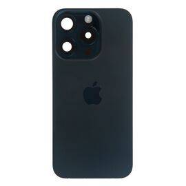 Задняя крышка в сборе с беспроводной зарядкой и шлейфами iPhone 15 Pro синий титан / разбор