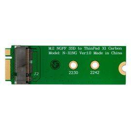 Переходник для SSD M.2 SATA для установки в разъем SSD Lenovo X1 Carbon / NFHK N-X1NG V1