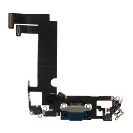 Шлейф зарядки нижний iPhone 12 mini синий / 821-02611 / разбор