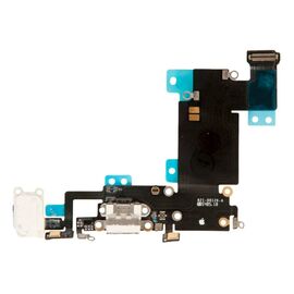 Шлейф зарядки нижний с аудио iPhone 6S Plus белый / 821-00126