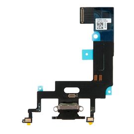 Шлейф зарядки нижний iPhone XR черный / 821-01702 / разбор