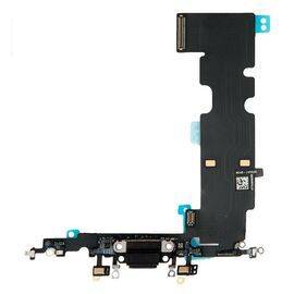 Шлейф зарядки нижний iPhone 8 Plus черный / 821-01153 / AAA
