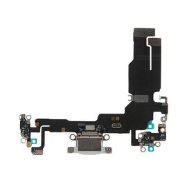 Шлейф зарядки нижний iPhone 15 голубой / 821-04327-06 / разбор