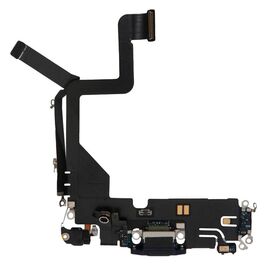 Шлейф зарядки нижний iPhone 14 Pro темно-фиолетовый / 821-03751-04 / разбор