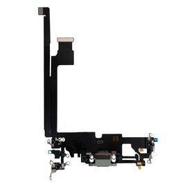 Шлейф зарядки нижний iPhone 12 Pro Max белый / 821-02541 / разбор